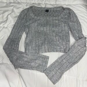 Long Sleeve Cropped Shirt